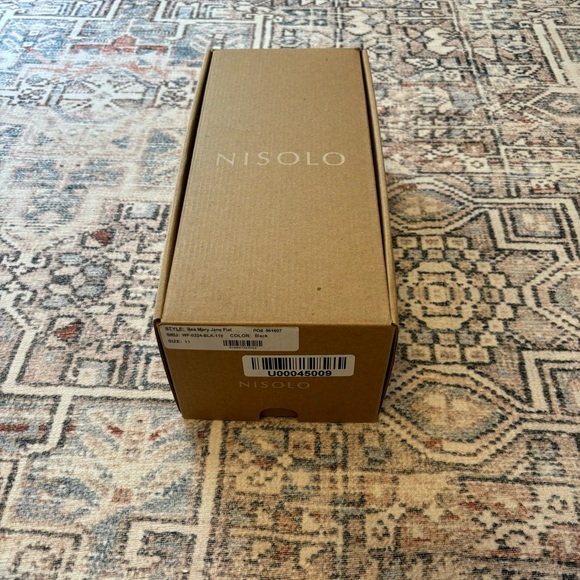 NIB NWT Nisolo Bea Mary Jane Flat - Picture 4 of 8